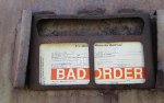 AEX 577 (ex-CSXT 248728, ex-L&N 241238) bad order tag